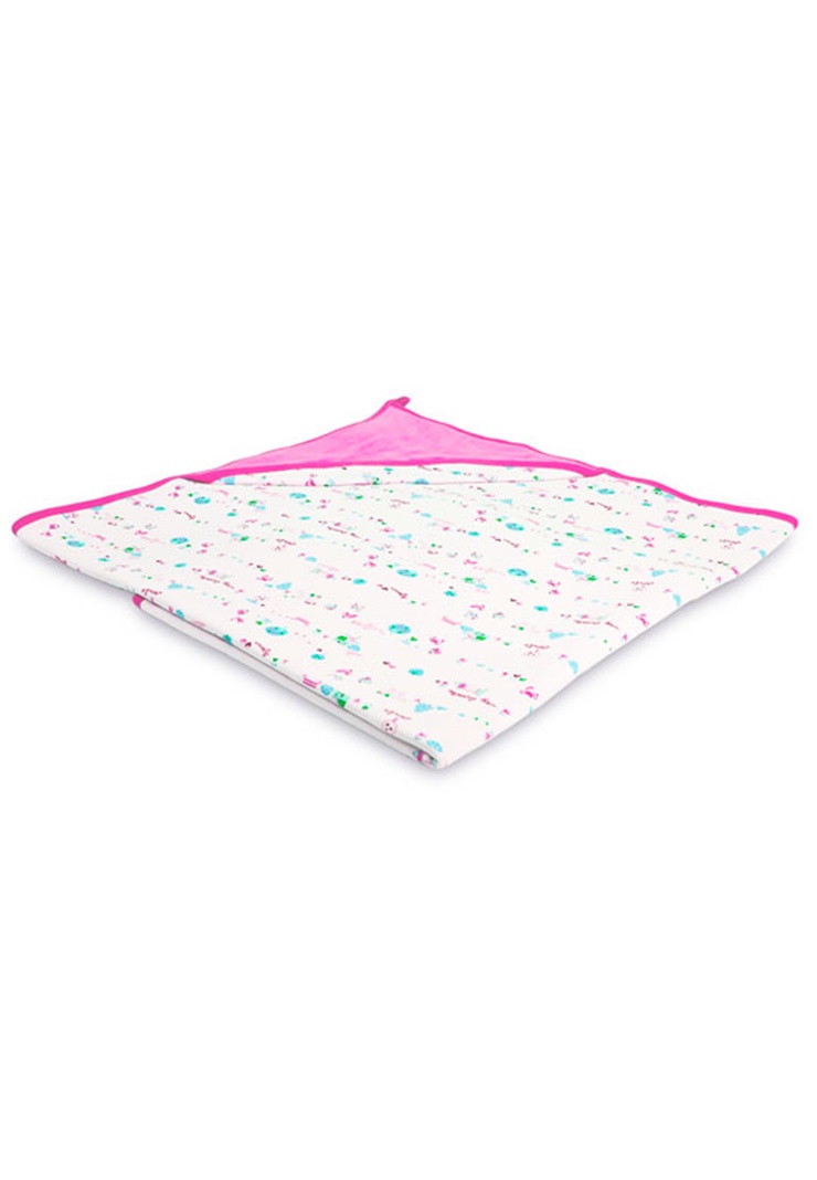 Полотенце детское Сонный гномик Пеленка махровая, розовый