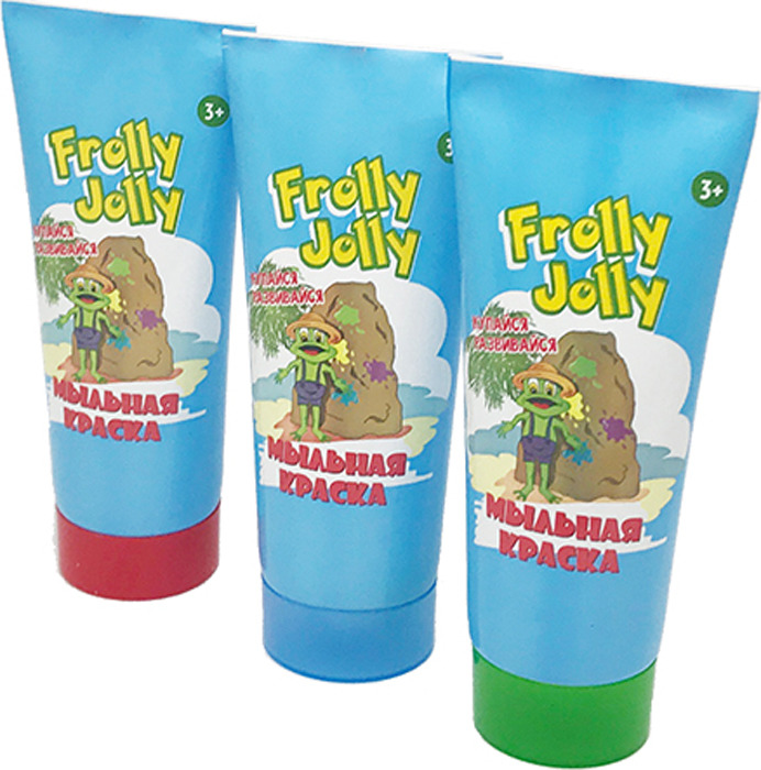 Набор средств для купания Frolly Jolly Мыльная краска, зеленый, 110 мл