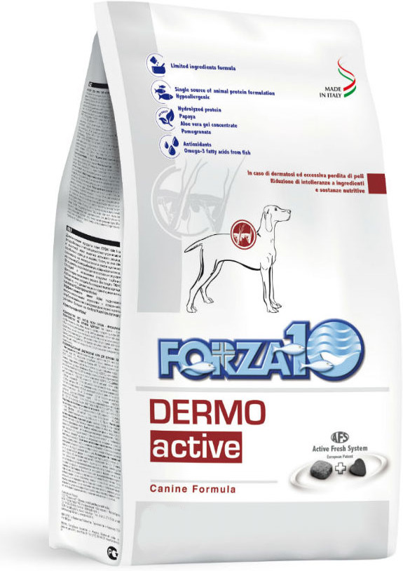 фото Корм сухой Forza10 "Active Line", для взрослых собак всех пород с патологиями кожного покрова, 10 кг