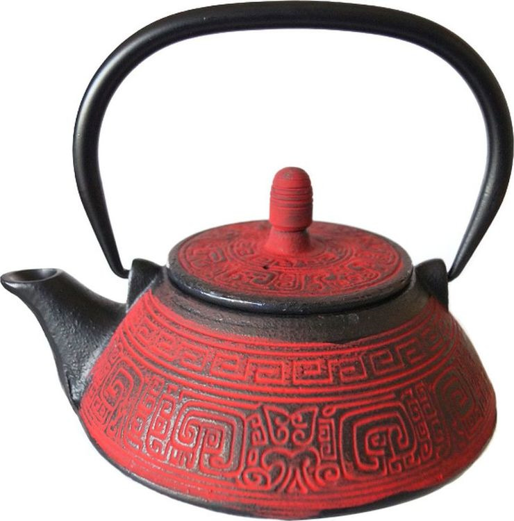 фото Чайник заварочный Gutenberg Байхуа, 007878, красный, 800 мл