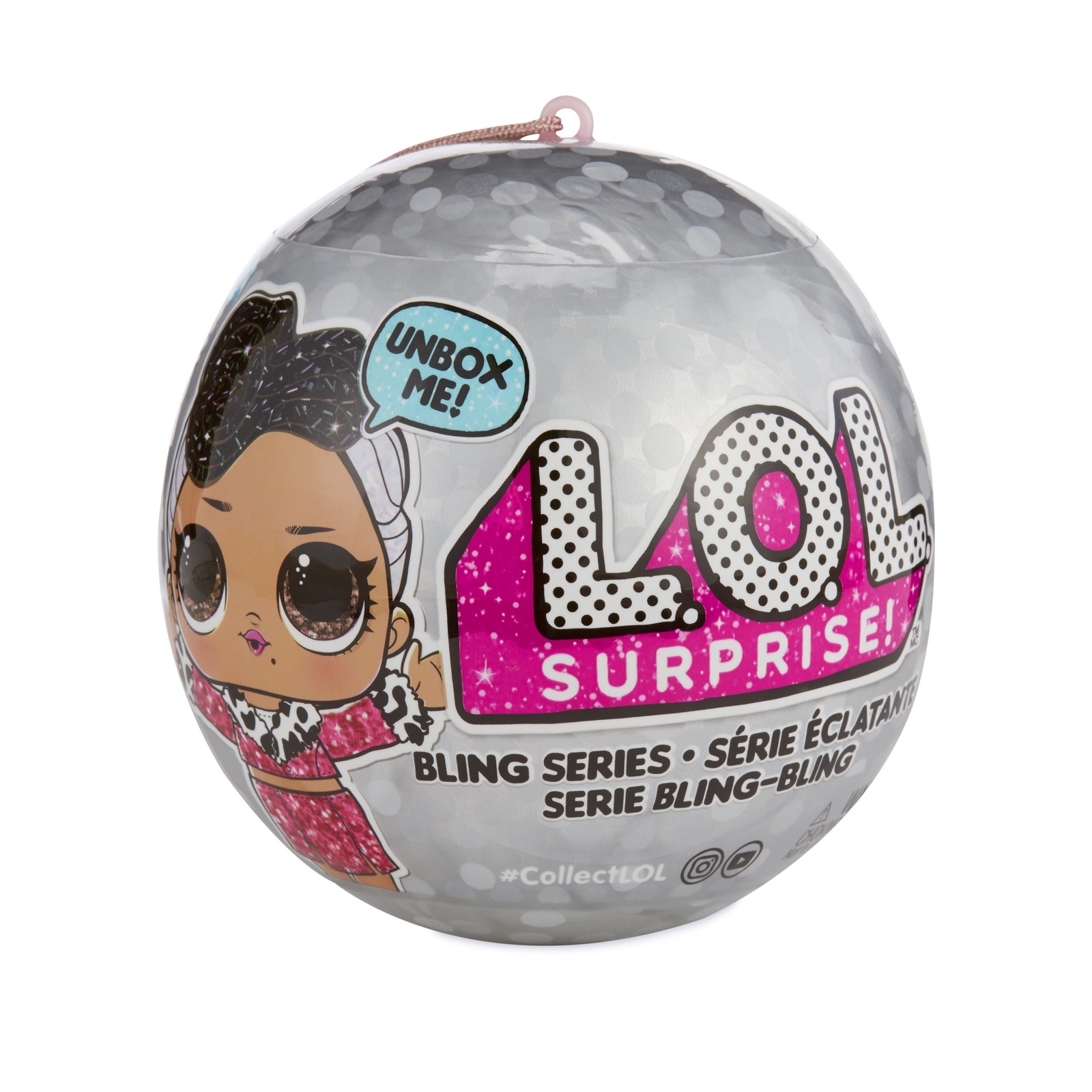 Игровой набор с куклой L.O.L. Surprise Куклы Лол, Куколки Лол, Шар Лол, LOL Surprise, Limited edition Bling Seriesl LOL серый