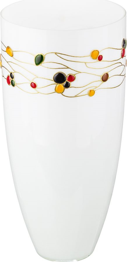 <b>Ваза Lefard Орион</b> Gold, 354-1043, белый, 17 х 17 х 37 см ...