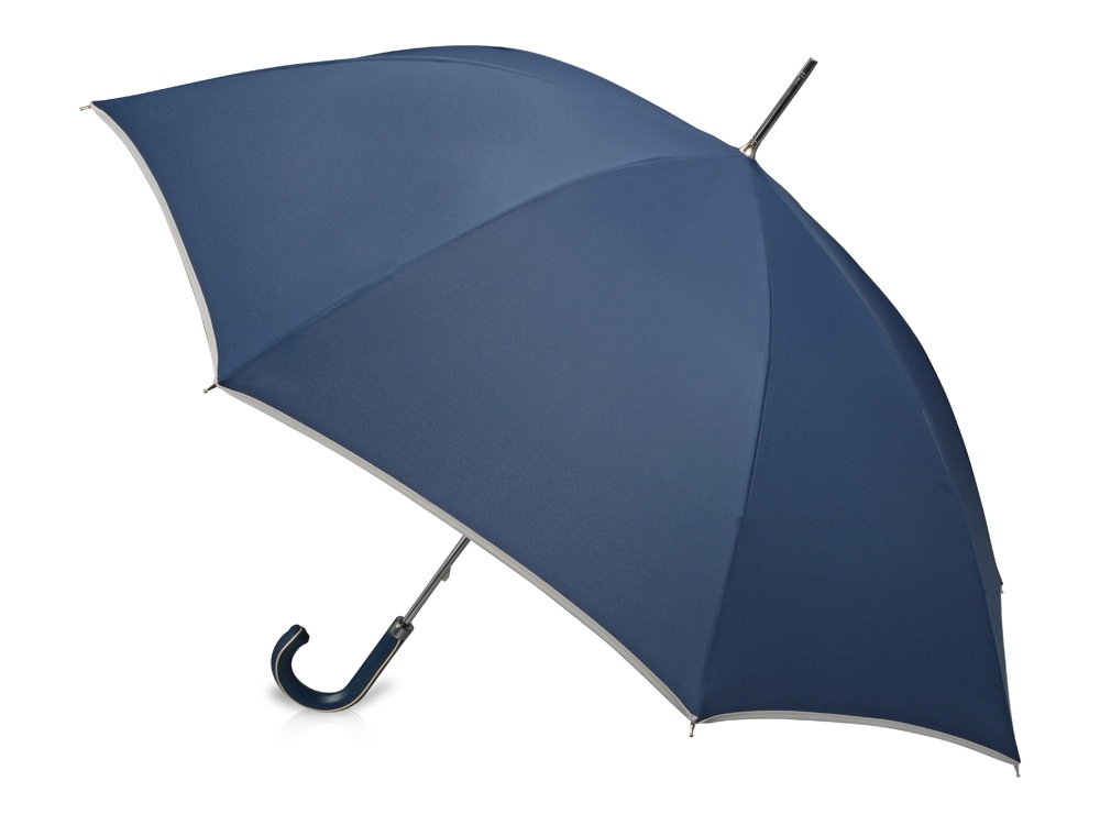 Зонт Balmain «Ривер», темно-синий, белый