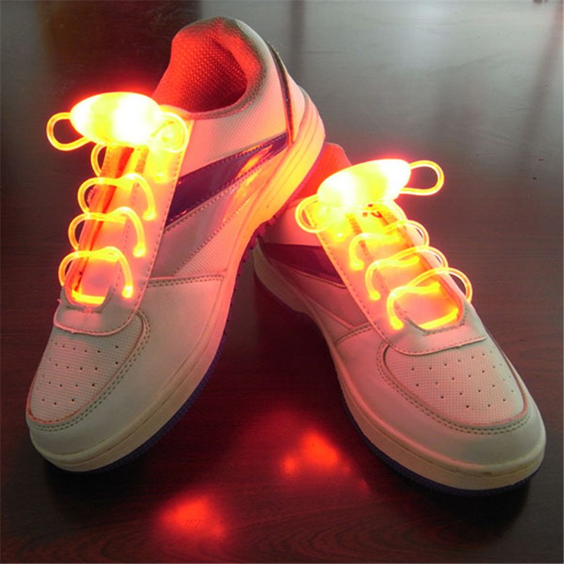 фото Шнурки MARKETHOT Светящиеся шнурки , оранжевый