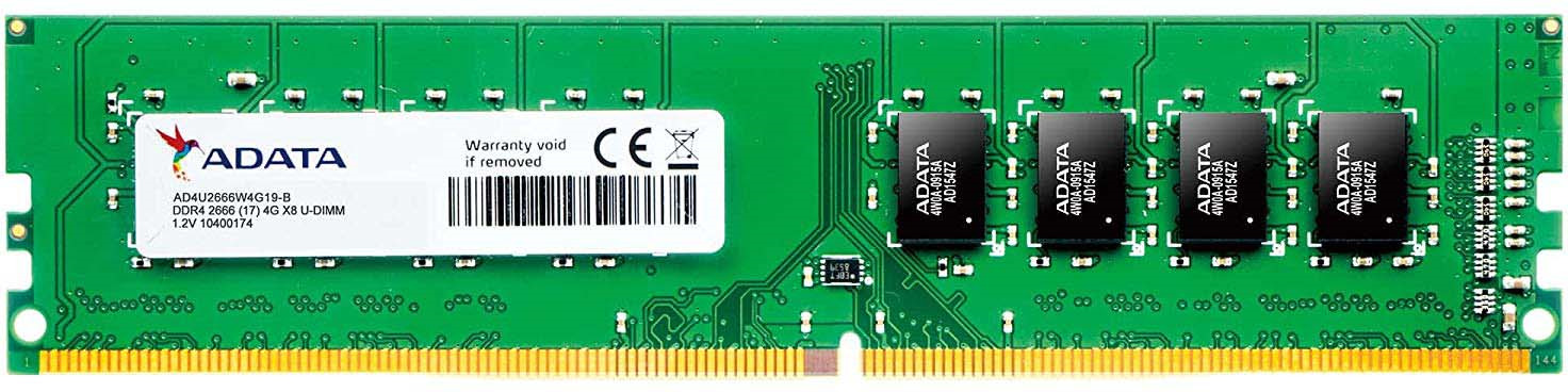 фото Модуль оперативной памяти ADATA DDR4 4Gb 2666 МГц (AD4U2666J4G19-S)