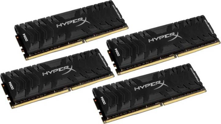 фото Модуль оперативной памяти Kingston HyperX Predator DDR4 DIMM 32Гб (4х8Гб) 3000MHz CL15, HX430C15PB3K4/32