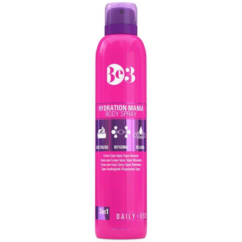 фото Спрей для ухода за кожей Be3 Увлажняющий после солнца Hydration Mania body spray. 200мл