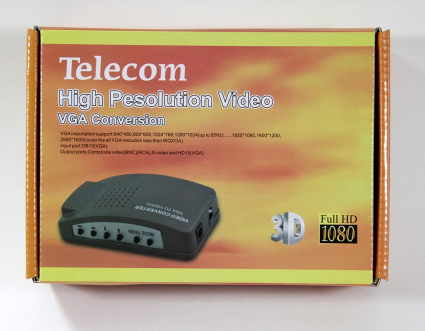 фото Разветвитель TELECOM VGA → AV, TTC4030