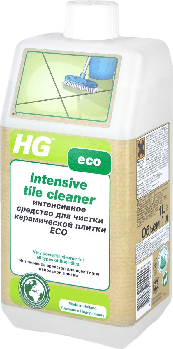 фото Специальное чистящее средство HG ECO для чистки керамической плитки, 564100161, 1 л