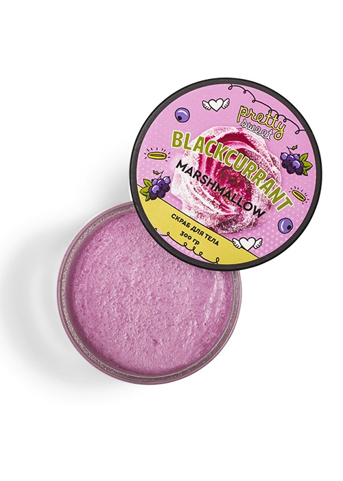 фото Скраб для тела Blackcurrant Marshmallow с ароматом черной смородины Pretty sweet