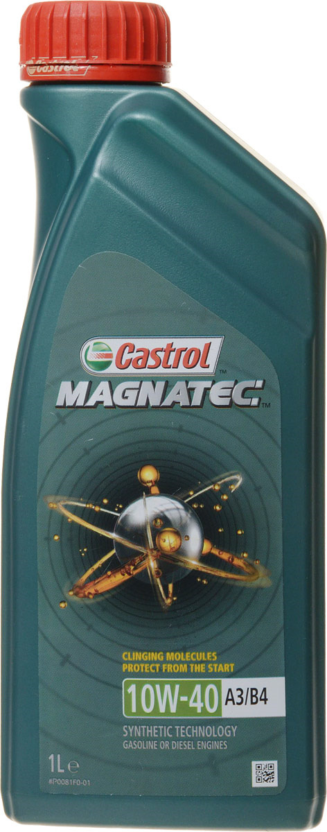 фото Масло моторное Castrol "Magnatec", полусинтетическое, класс вязкости 10W-40, A3/B4, 1 л