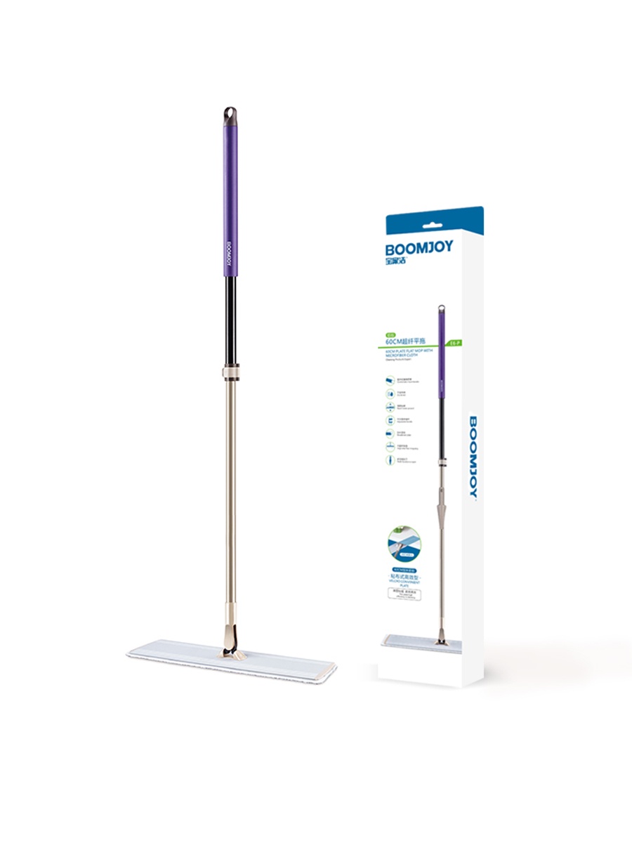 фото Швабра на алюминиевой платформе Wide Plate Flat Mop Boomjoy