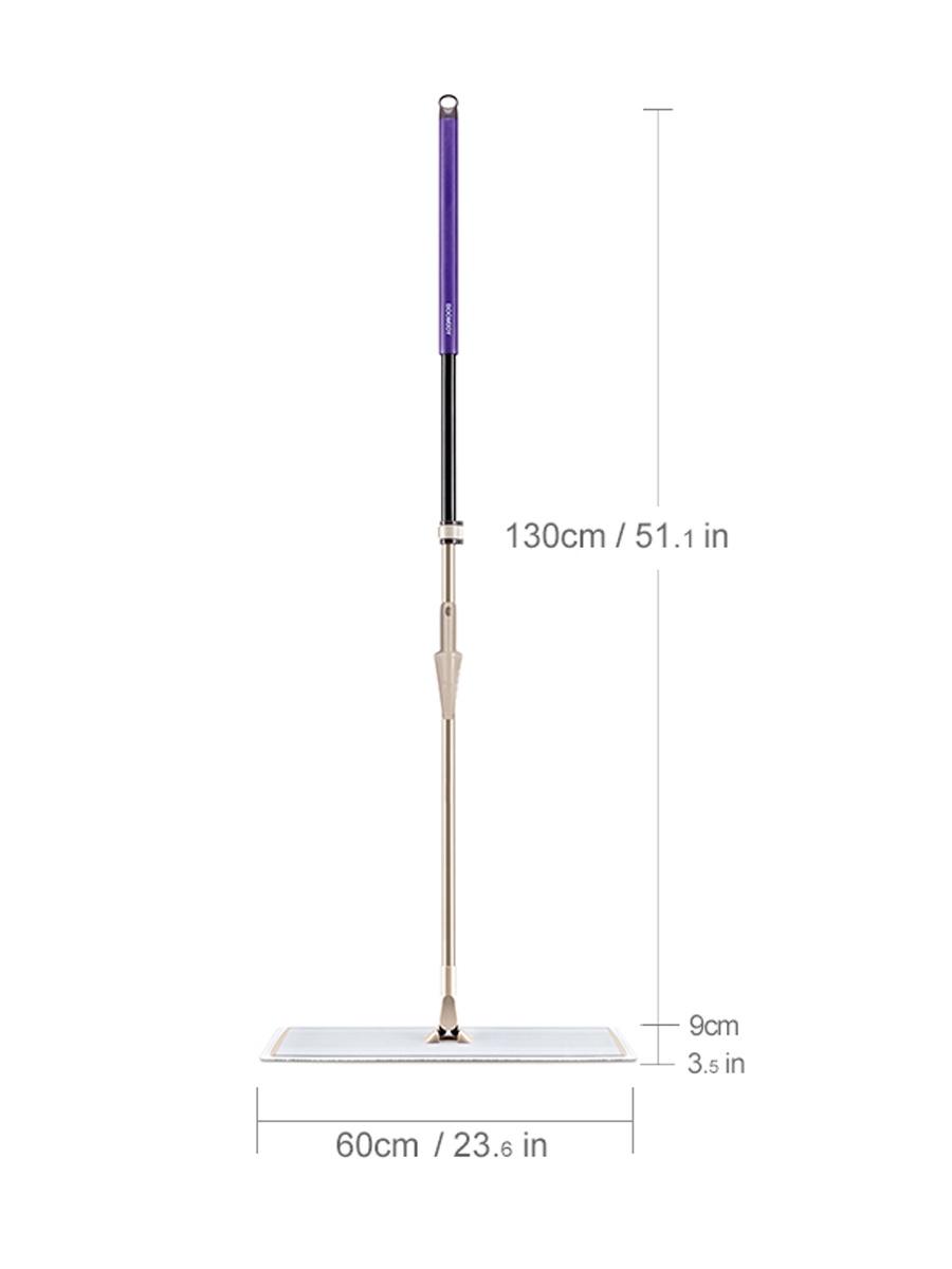 фото Швабра на алюминиевой платформе Wide Plate Flat Mop Boomjoy