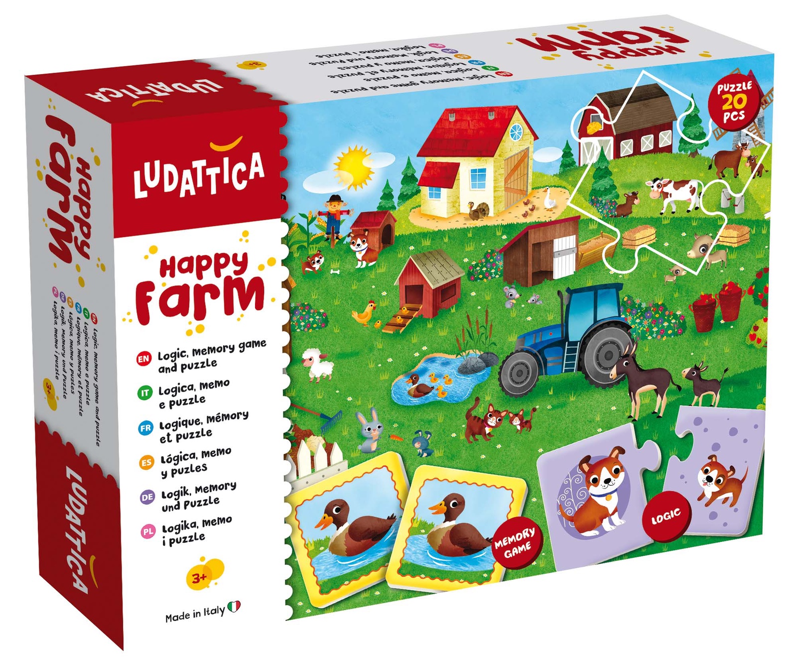 LUDATTICA Игра развивающая 3 в 1 ФЕРМА ludattica игра развивающая 3 в 1 ферма