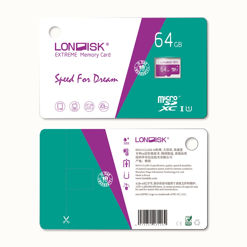 фото Карта памяти LONDISK EXTREME U1 64G