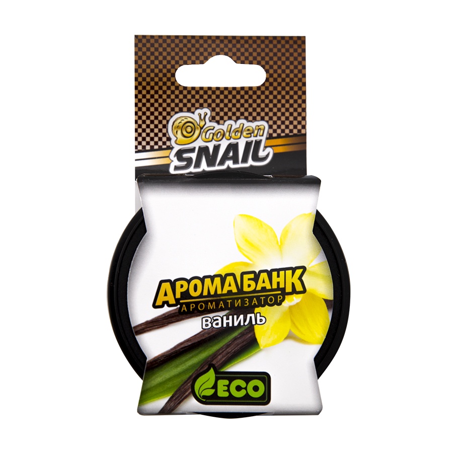 Автомобильный ароматизатор Golden Snail АРОМА БАНК ЭКО (Ваниль)
