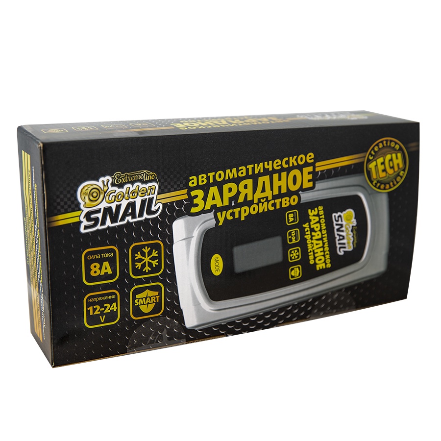 фото Автомобильное зарядное устройство Golden Snail Battary Smart 12/24V, 8А