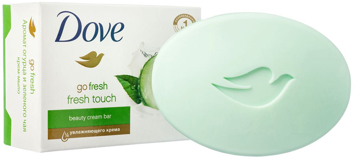 Dove Крем-мыло Прикосновение свежести 135 гр