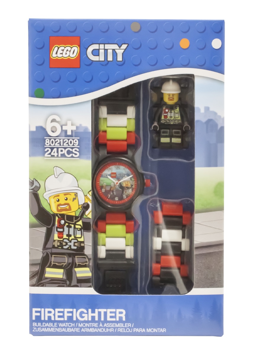 фото Часы LEGO City (Сити), черный