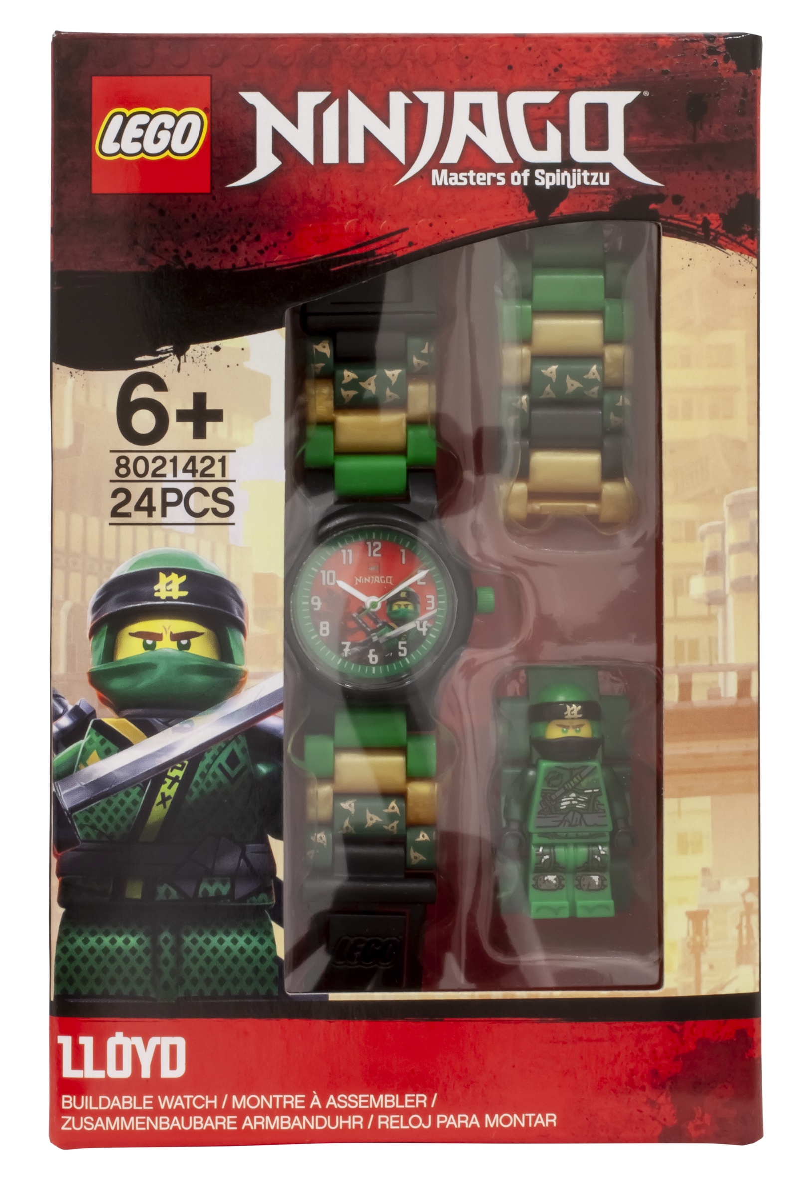 фото Часы LEGO Ninjago Movie (Лего Фильм: Ниндзяго), зеленый