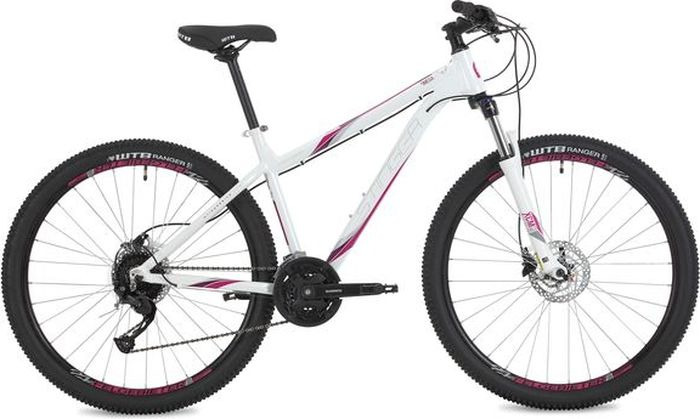 Велосипед Stinger Omega Std, белый, 27,5, рама 17 велосипед stinger omega std белый 27 5 рама 17