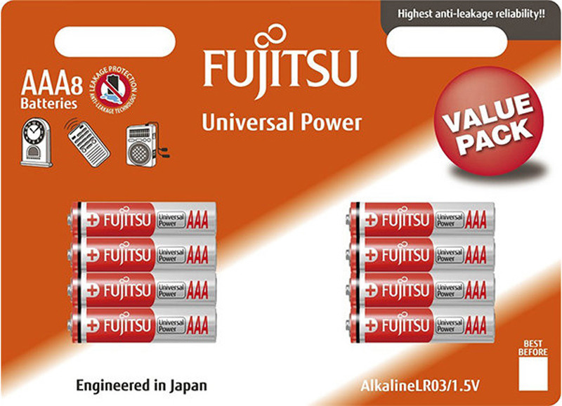 фото Батарейка щелочная Fujitsu Universal Power, 98390, тип ААА