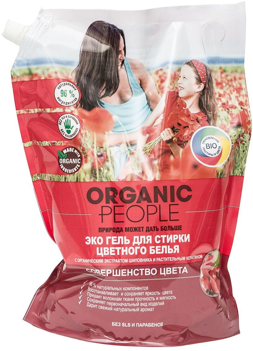 фото Жидкое средство для стирки Organic People  Для стирки цветного белья