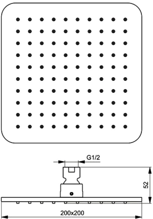 фото Лейка душевая Ideal Standard Верхний душ