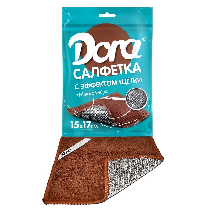 фото Салфетка Dora С эффектом щетки, коричневый