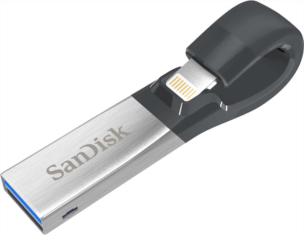 фото USB Флеш-накопитель SanDisk iXPAND, черный