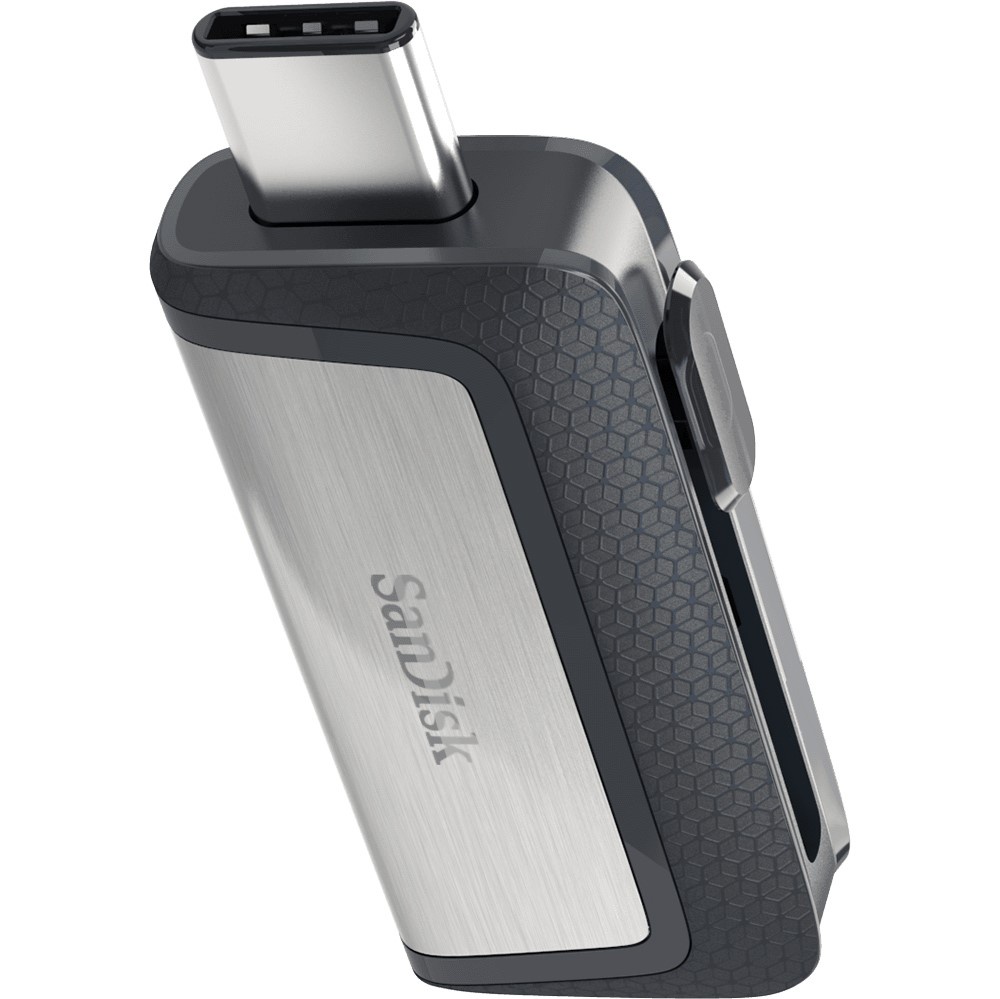 USB 3.1 64gb SANDISK Ultra Dual Drive USB Type-c, чёрный. USB Flash SANDISK Ultra Dual 3.1. SANDISK OTG C to a.