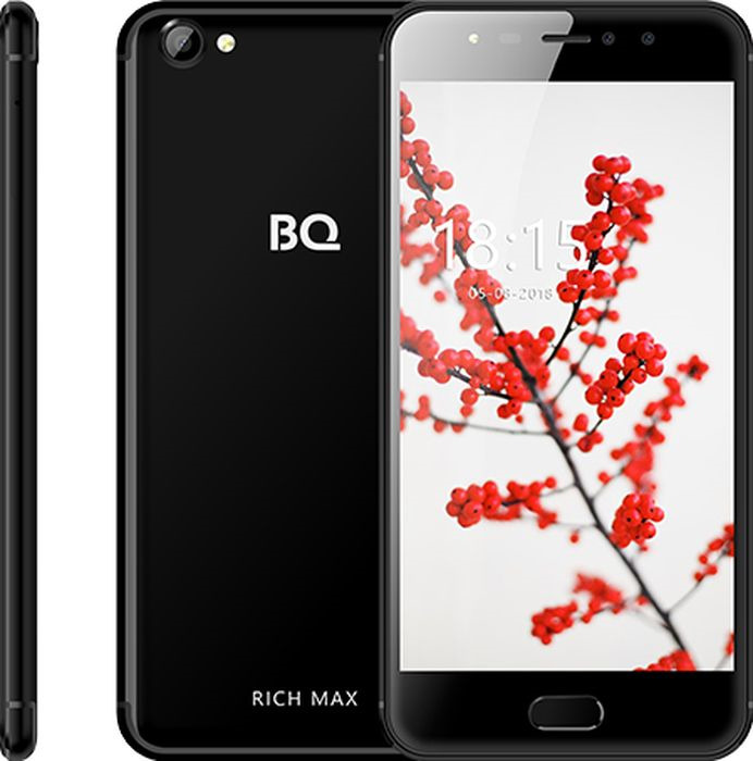 фото Смартфон BQ Rich Max, 16 ГБ, черный Bq mobile