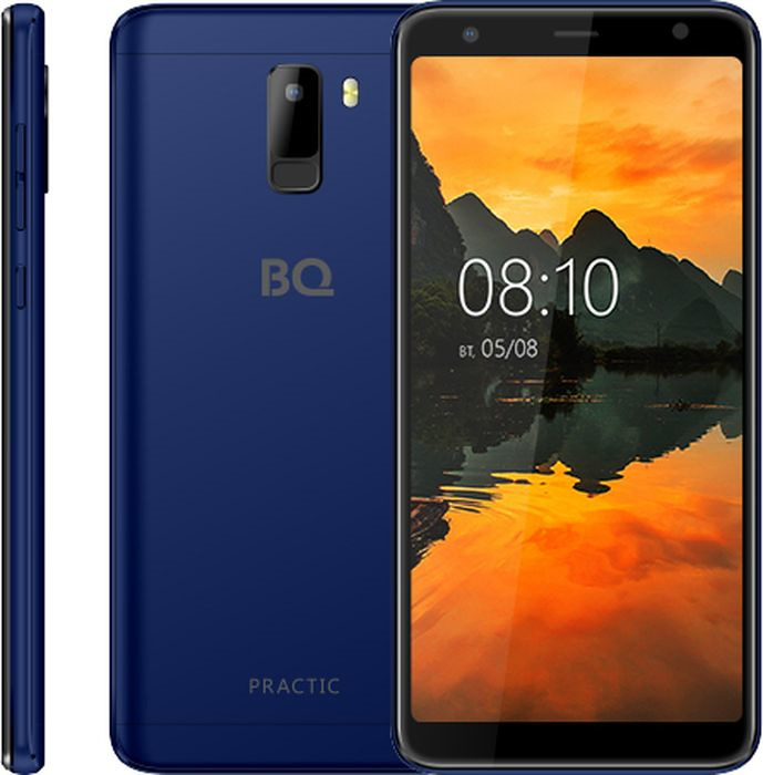 фото Смартфон BQ Practic, 8 ГБ, темно-синий Bq mobile