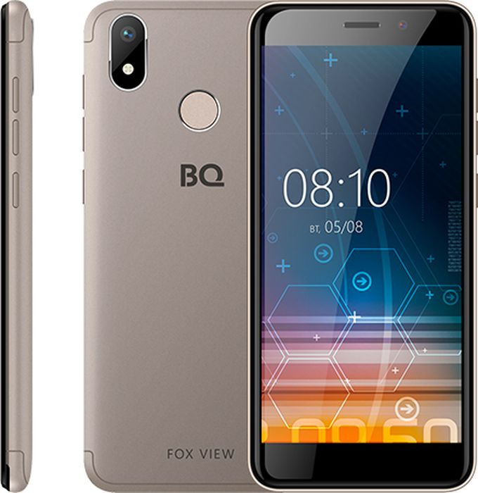 фото Смартфон BQ Fox View, 8 ГБ, золотой Bq mobile