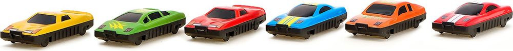 Игровой набор игрушек Автоград Автогонки, с 6 машинками, 585595