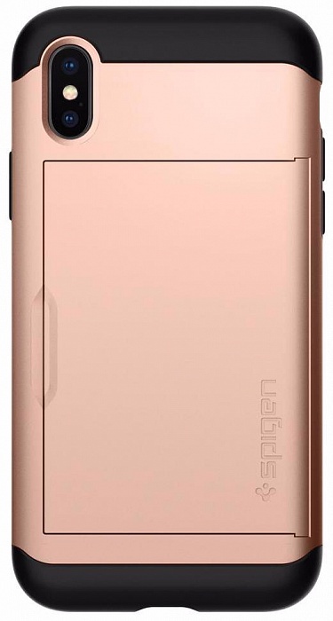 фото Чехол для сотового телефона SGP Slim Armor CS (057CS22157) для Apple iPhone X, золотой