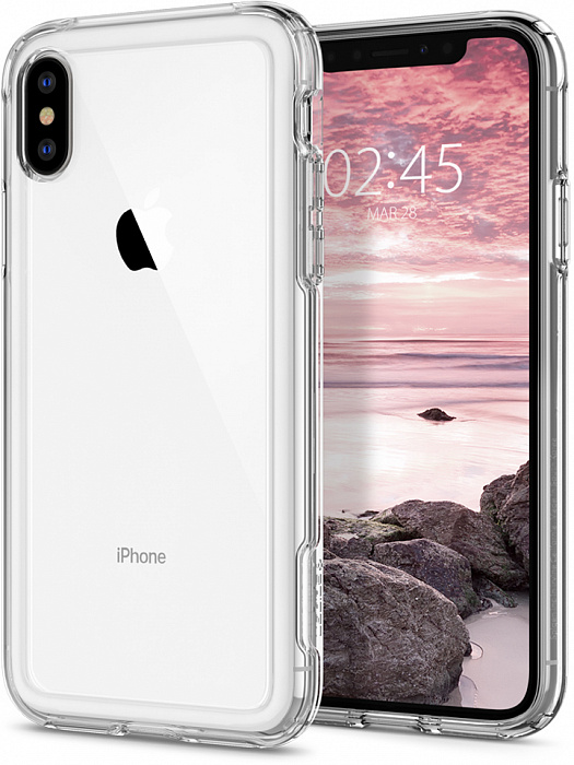 фото Чехол для сотового телефона SGP Crystal Hybrid (063CS25140) для iPhone X/Xs, прозрачный