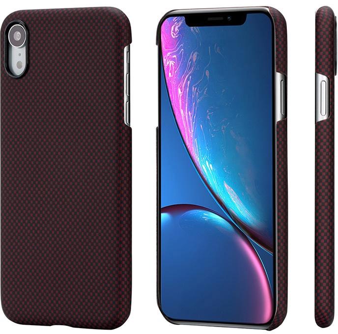 фото Чехол для сотового телефона Pitaka MagCase для iPhone XR, красный, черный