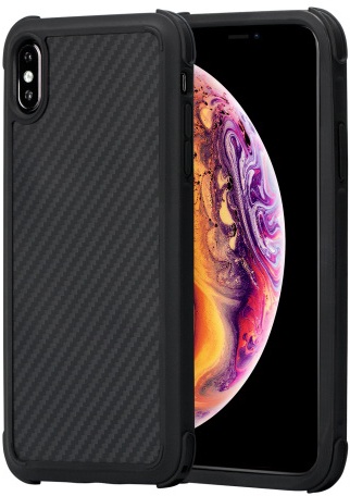 фото Чехол для сотового телефона Pitaka MagCase Pro для iPhone Xs Max, черно-серый