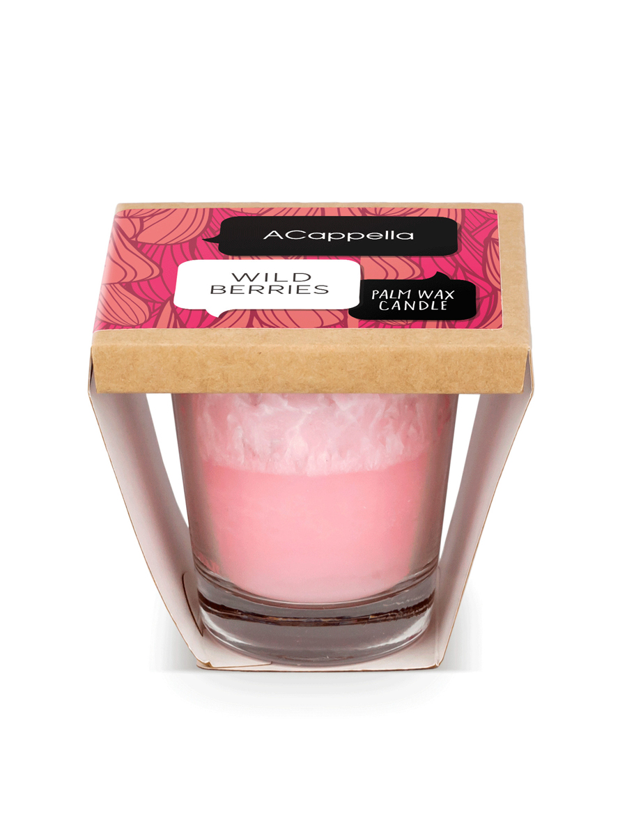 фото Свеча ароматизированная ACappella Лесные ягоды, розовый