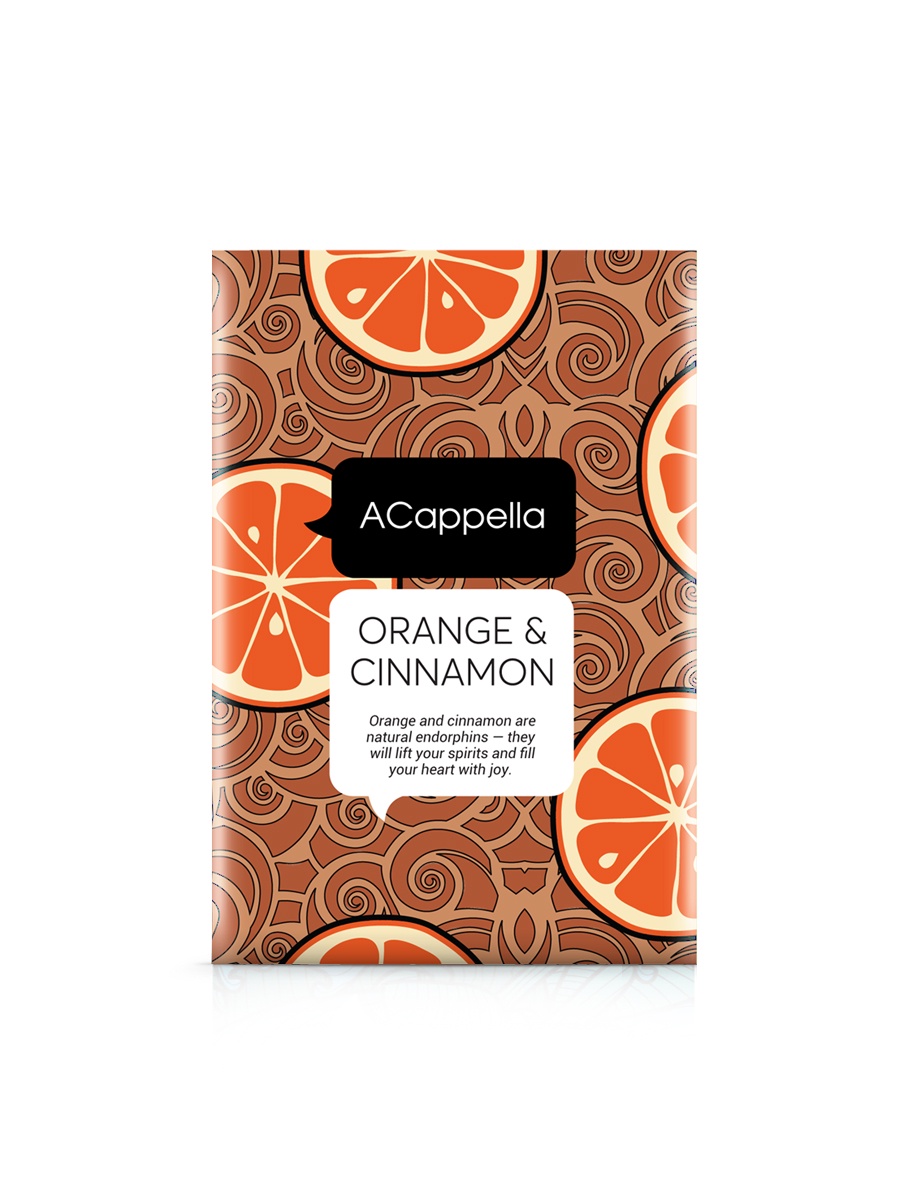 фото Автомобильный ароматизатор ACappella Апельсин и корица, оранжевый
