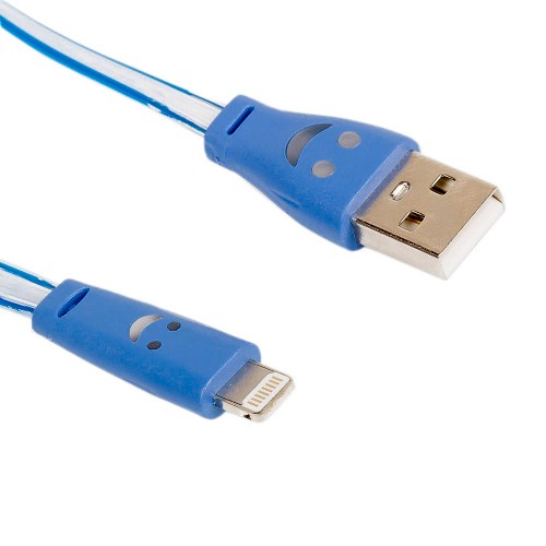 фото Кабель Lightning(8-Pin) - USB BLAST BMC-512 с индикацией-подсветкой