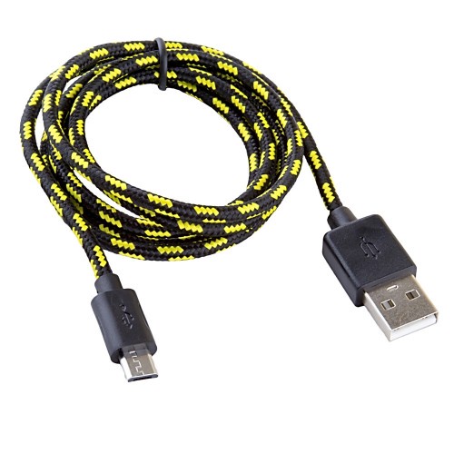 фото Кабель microUSB - USB BLAST BMC-122 в тканевой оплетке