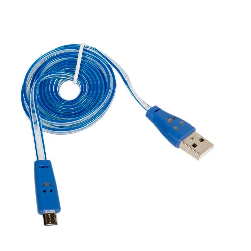 фото Кабель microUSB - USB BLAST BMC-511, с разноцветной индикацией