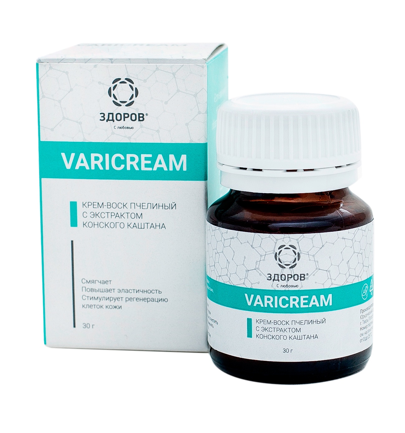 фото Крем для ухода за кожей ЗДОРОВ Varicream