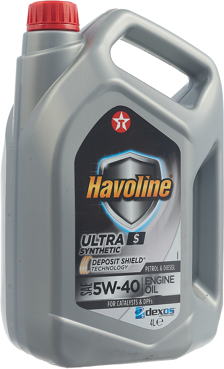 фото Моторное масло Texaco Havoline Ultra S 5W40, 801339MHE, 4 л