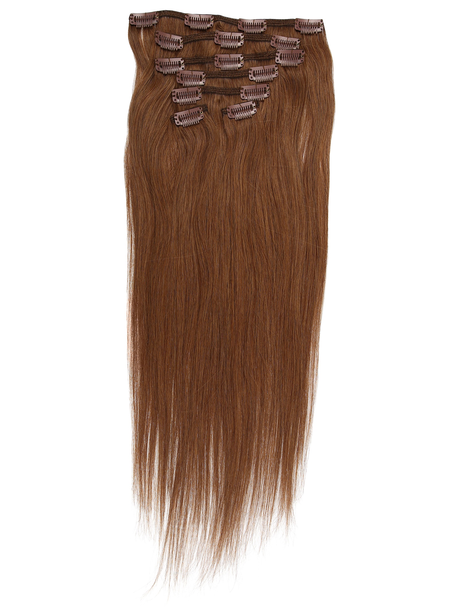 Натуральные накладные волосы Mia коричневого цвета. Размер универсальный. Mia/8
