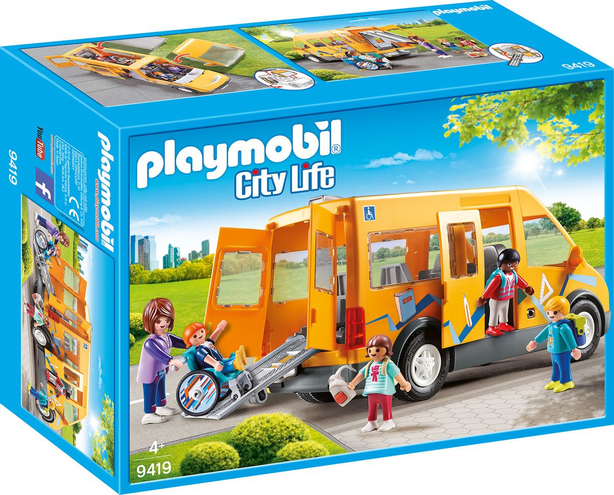 фото Пластиковый конструктор Playmobil Детский сад и школа Школьный фургон Снова в школу, 9419pm