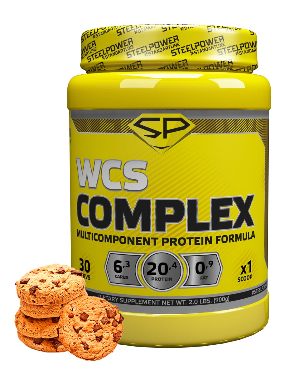 фото SteelPower Nutrition / Мультикомпонентный протеин Wcs Complex, 900 г, Молочное печенье