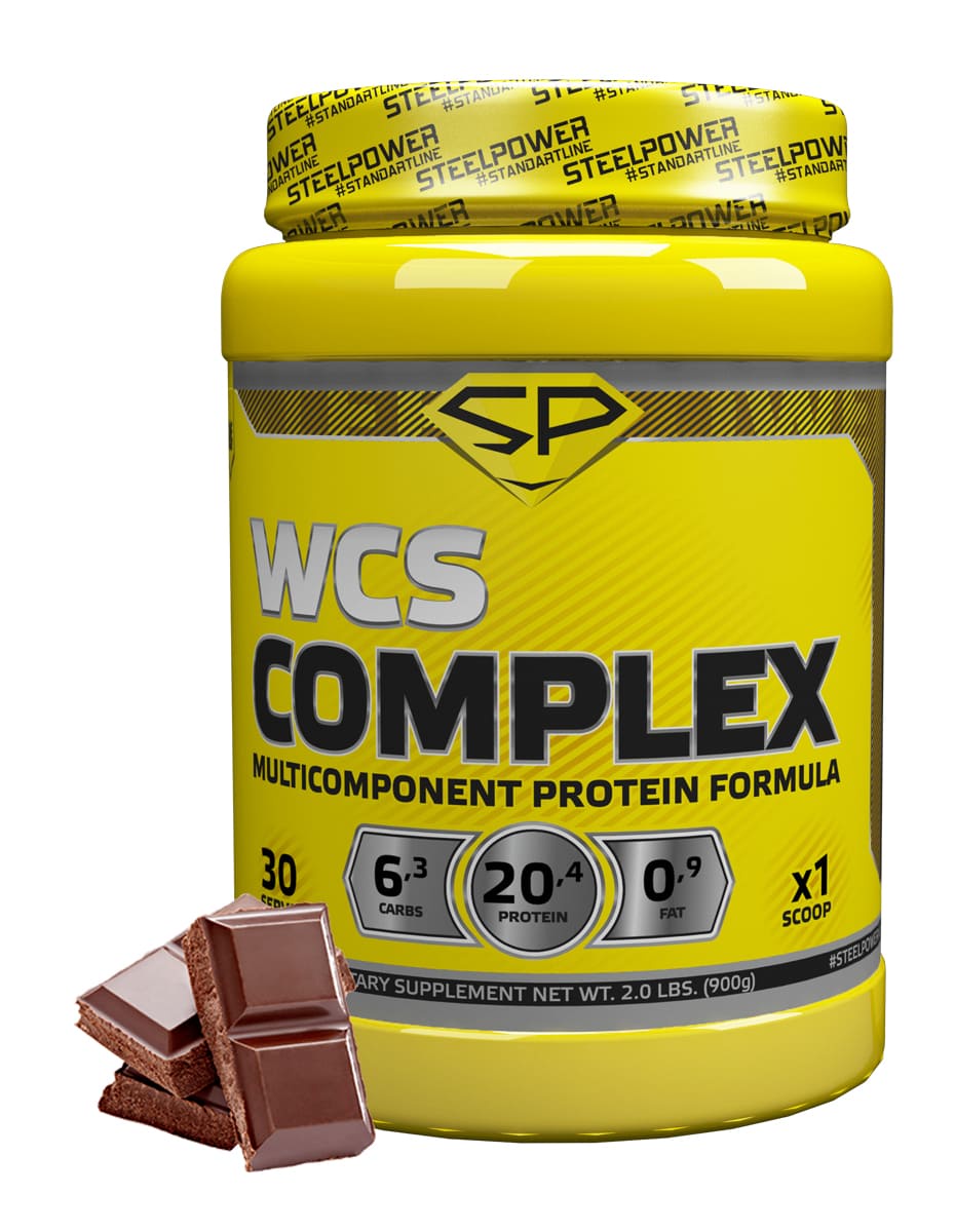 фото SteelPower Nutrition / Мультикомпонентный протеин Wcs Complex, 900 г, Классический шоколад